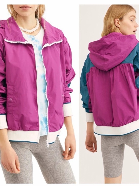 Jackets & Blazers - Free People Colorblock Highline Bomber Jacket L